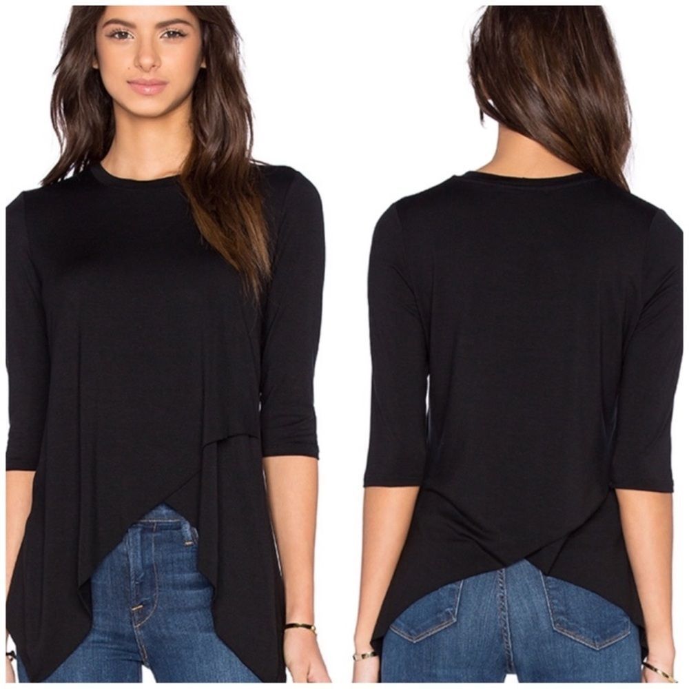 Benjamin Jay Revolve Asymmetrical Tulip Top Gray Size Medium - Picture 6 of 6